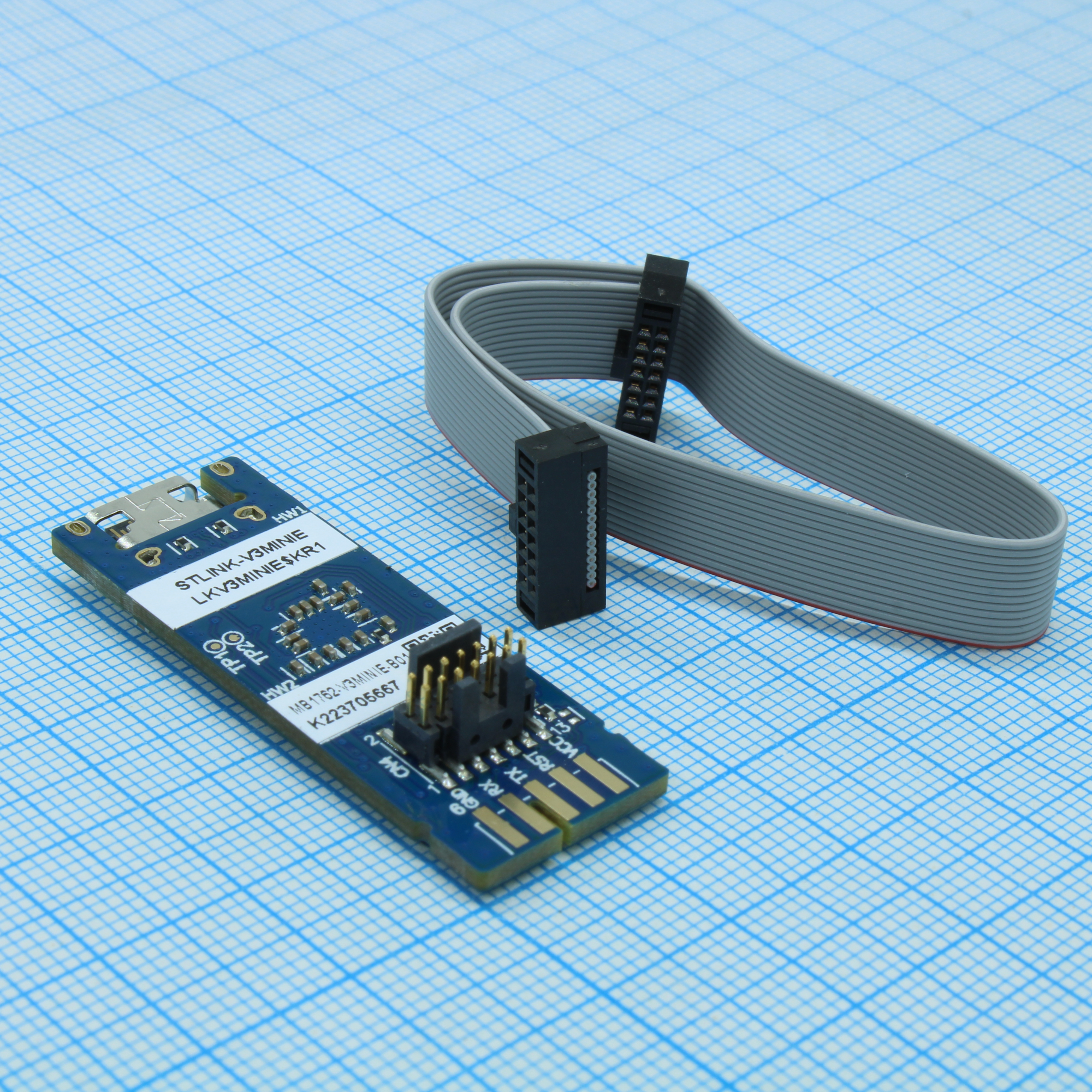 Фото STLINK-V3MINIE ST Microelectronics — STLINK-V3MINIE — Оценочные и отладочные платы — ST Microelectronics