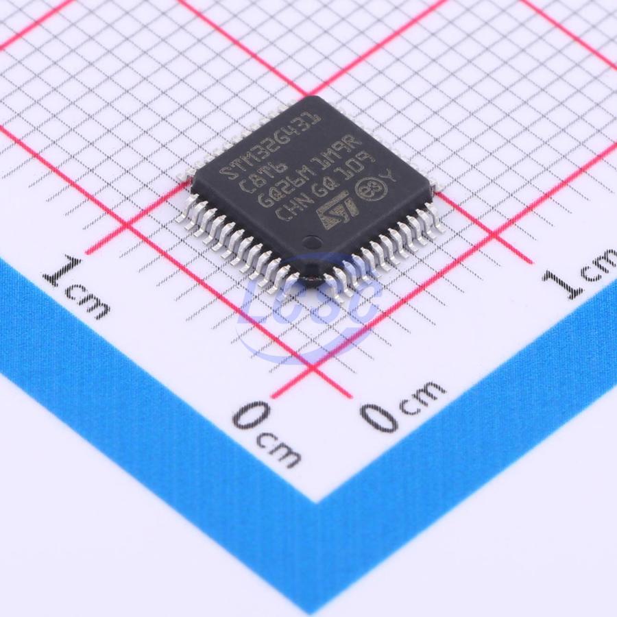 Фото STM32G431C8T6TR ST Microelectronics — STM32G431C8T6 — Микроконтроллеры STM — ST Microelectronics