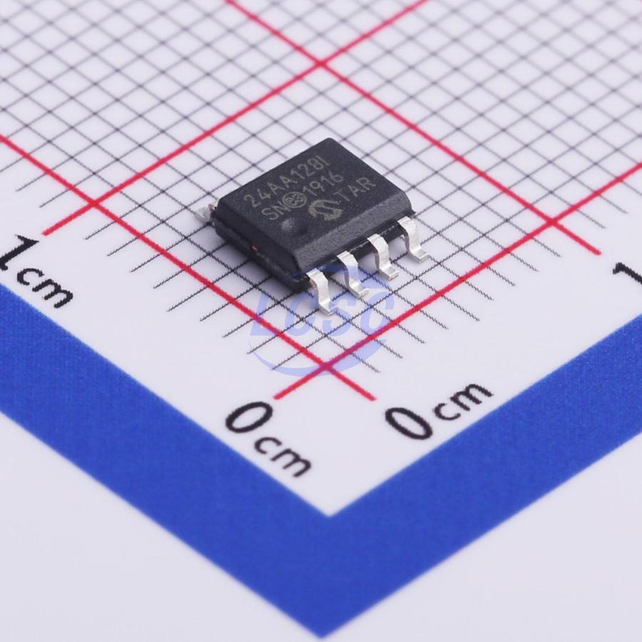 Фото 24AA128-I/SN Microchip Technology Inc. — 24AA128-I/SN — EEPROM память — Microchip Technology Inc.