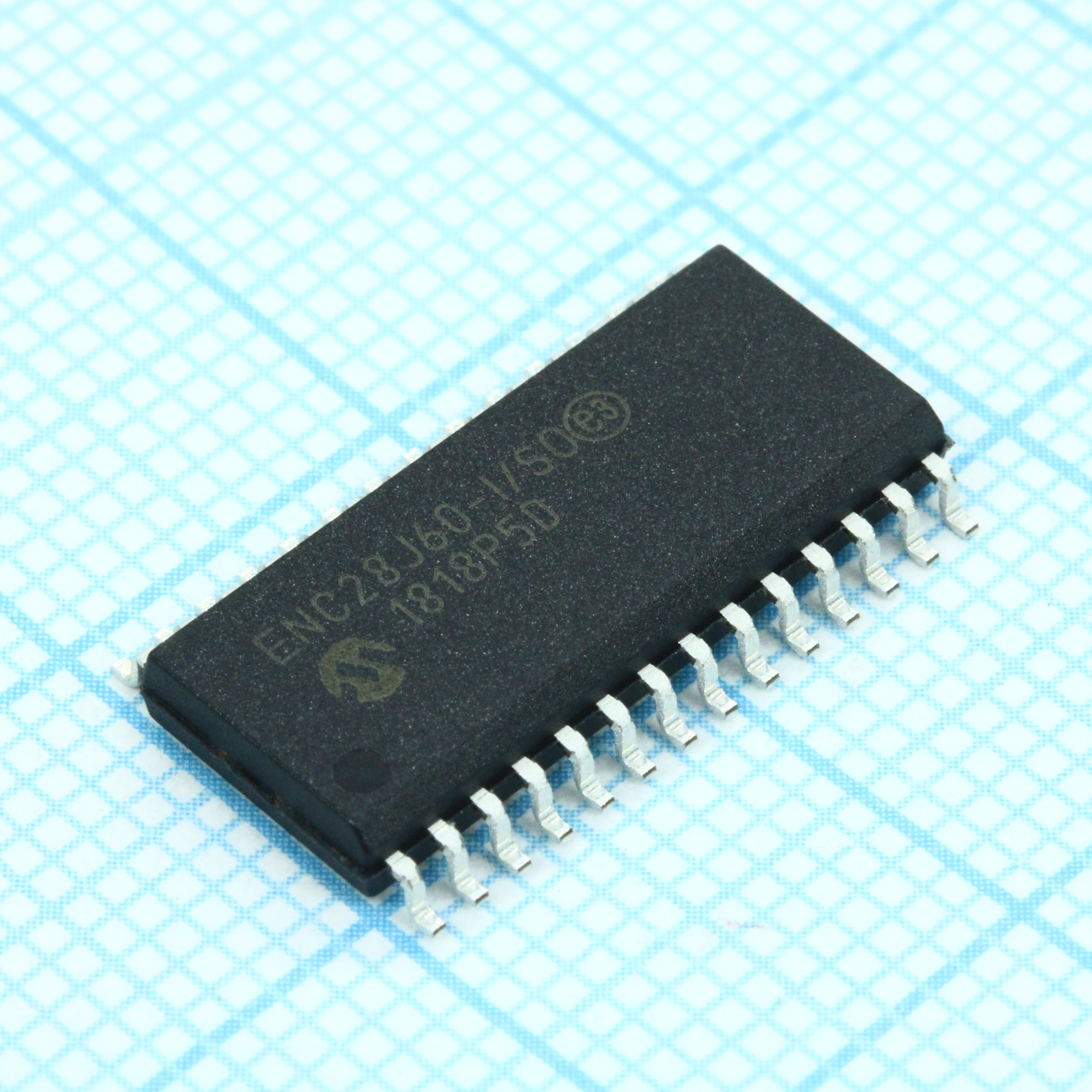 Фото ENC28J60-I/SO Microchip Technology Inc. — ENC28J60-I/SO — Телекоммуникационные интерфейсы — Microchip Technology Inc.