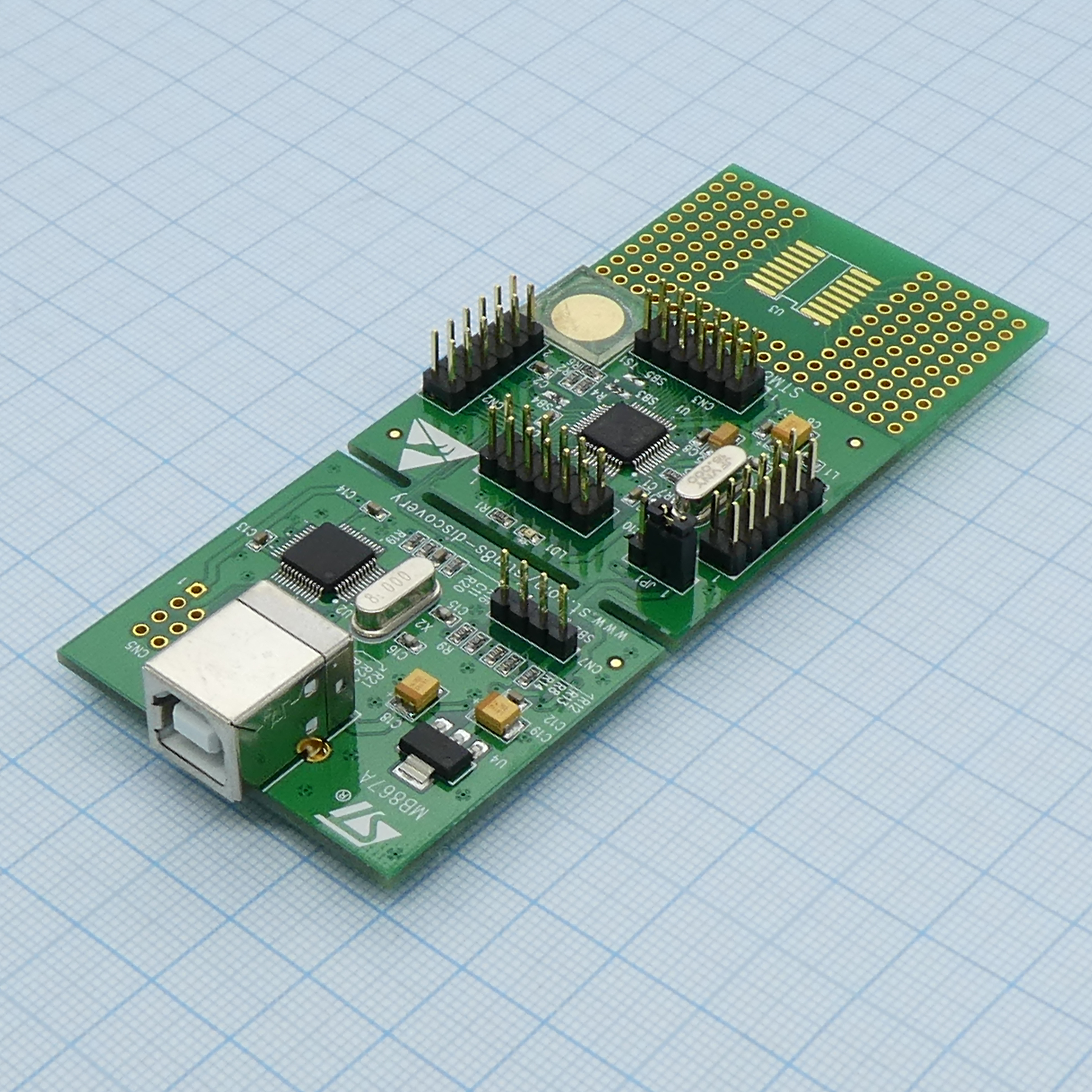 Фото STM8S-Discovery ST Microelectronics — STM8S-DISCOVERY — Оценочные и отладочные платы — ST Microelectronics