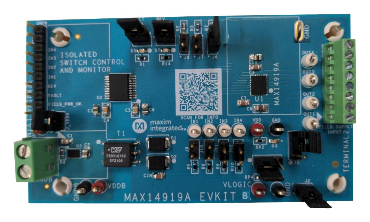 Фото MAX14919AEVKIT# Analog Devices, Inc. — MAX14919AEVKIT# — Разное — Analog Devices, Inc.