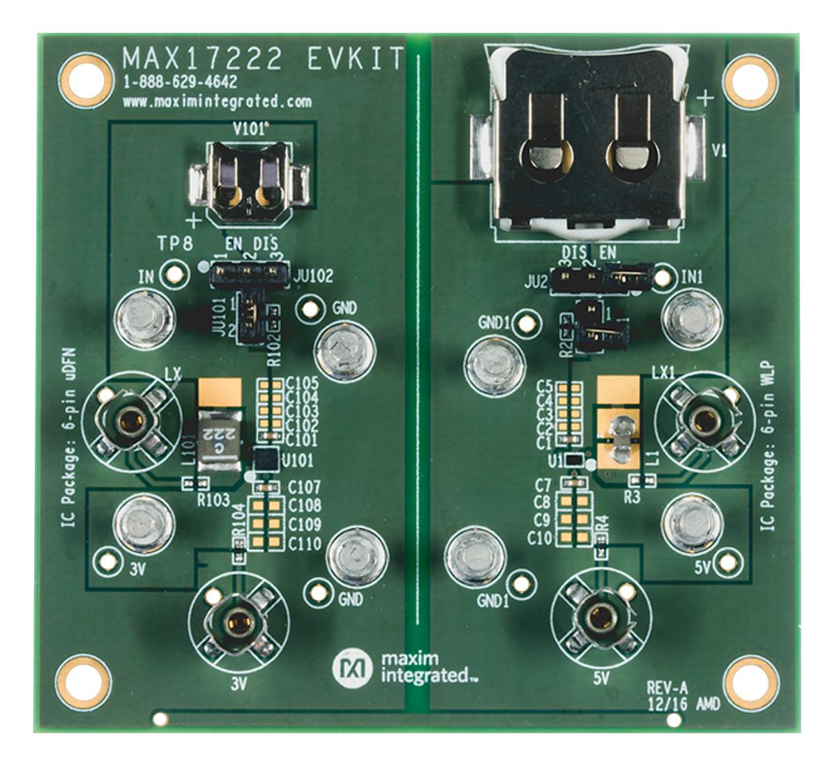 Фото MAX17222EVKIT# Analog Devices, Inc. — MAX17222EVKIT# — Разное — Analog Devices, Inc.