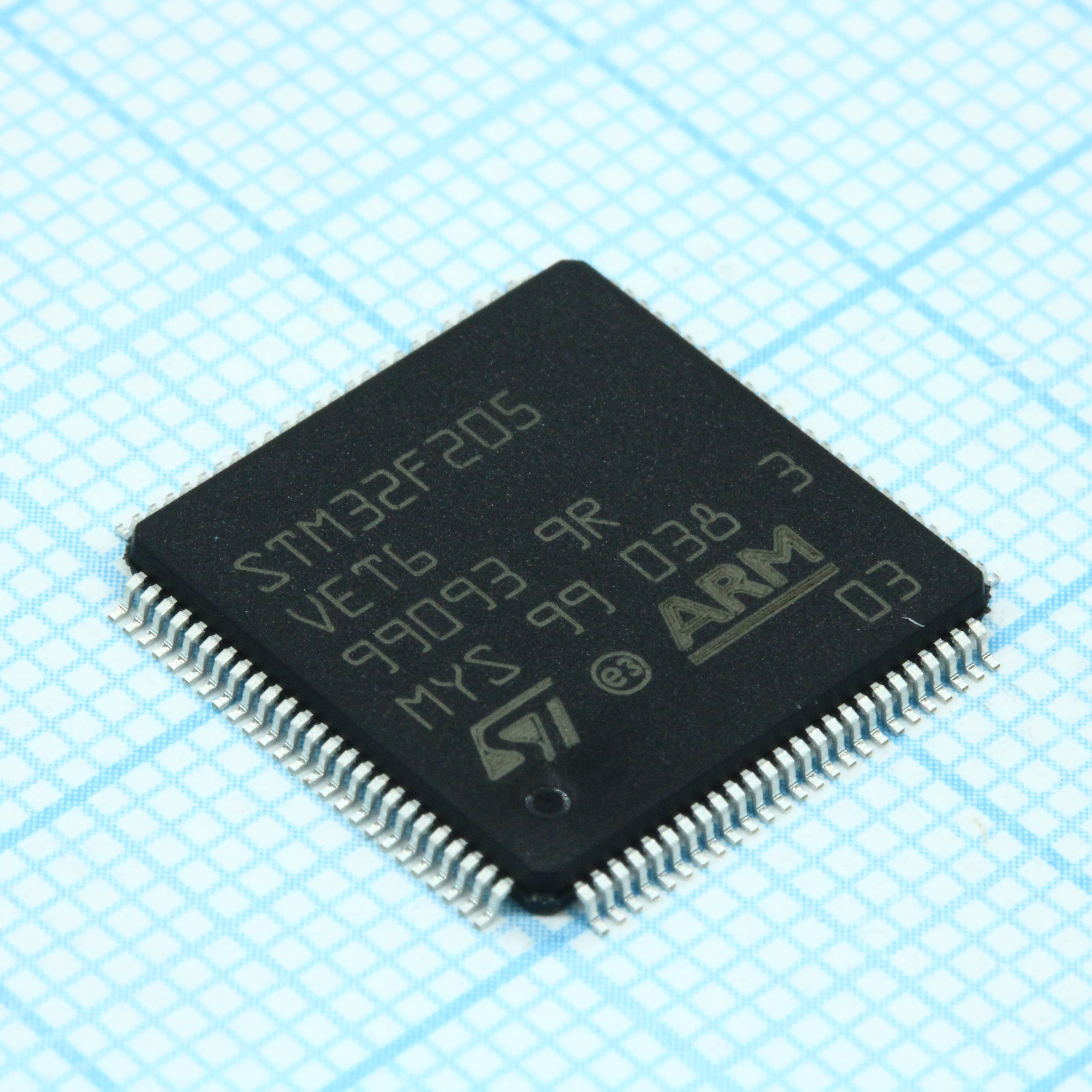 Фото STM32F205VET6 ST Microelectronics — STM32F205VET6 — Микроконтроллеры STM — ST Microelectronics