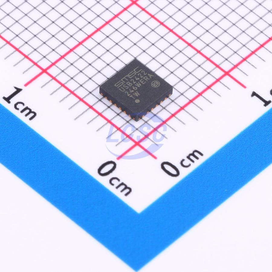 Фото USB2422T/MJ Microchip Technology Inc. — USB2422T/MJ — Микроконтроллерные интерфейсы — Microchip Technology Inc.