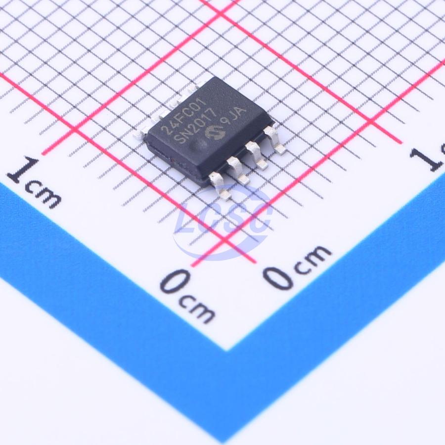 Фото 24FC01T-I/SN Microchip Technology Inc. — 24FC01T-I/SN — EEPROM память — Microchip Technology Inc.