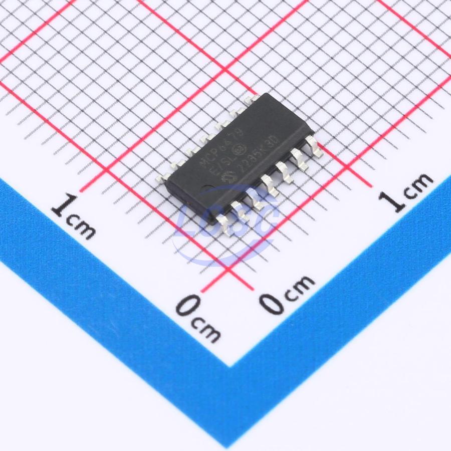 Фото MCP6479-E/SL Microchip Technology Inc. — MCP6479-E/SL — Операционные усилители — Microchip Technology Inc.