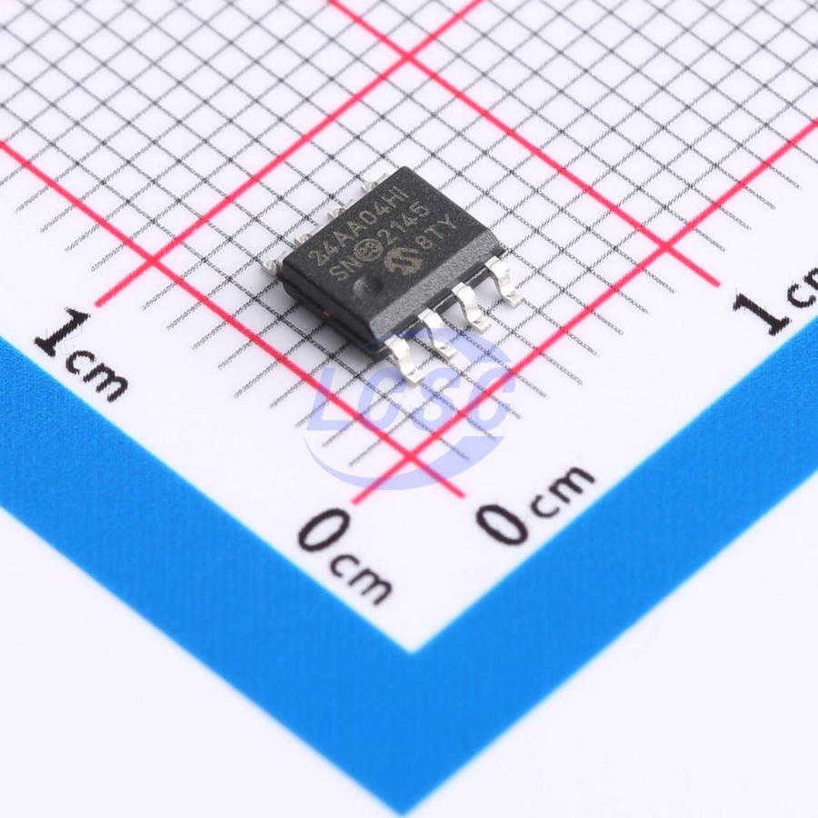 Фото 24AA04H-I/SN Microchip Technology Inc. — 24AA04H-I/SN — EEPROM память — Microchip Technology Inc.