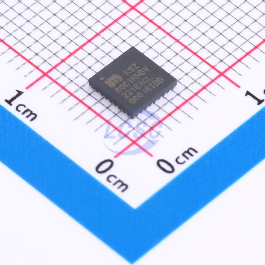 Фото KSZ8061RNBV-TR Microchip Technology Inc. — KSZ8061RNBV-TR — Телекоммуникационные интерфейсы — Microchip Technology Inc.