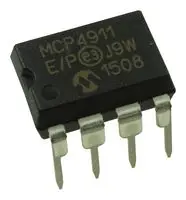 Фото MCP4911-E/P Microchip Technology Inc. — MCP4911-E/P — Цифро-Аналоговые Преобразователи (ЦАП) — Microchip Technology Inc.