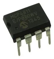 Фото MCP4811-E/P Microchip Technology Inc. — MCP4811-E/P — Цифро-Аналоговые Преобразователи (ЦАП) — Microchip Technology Inc.