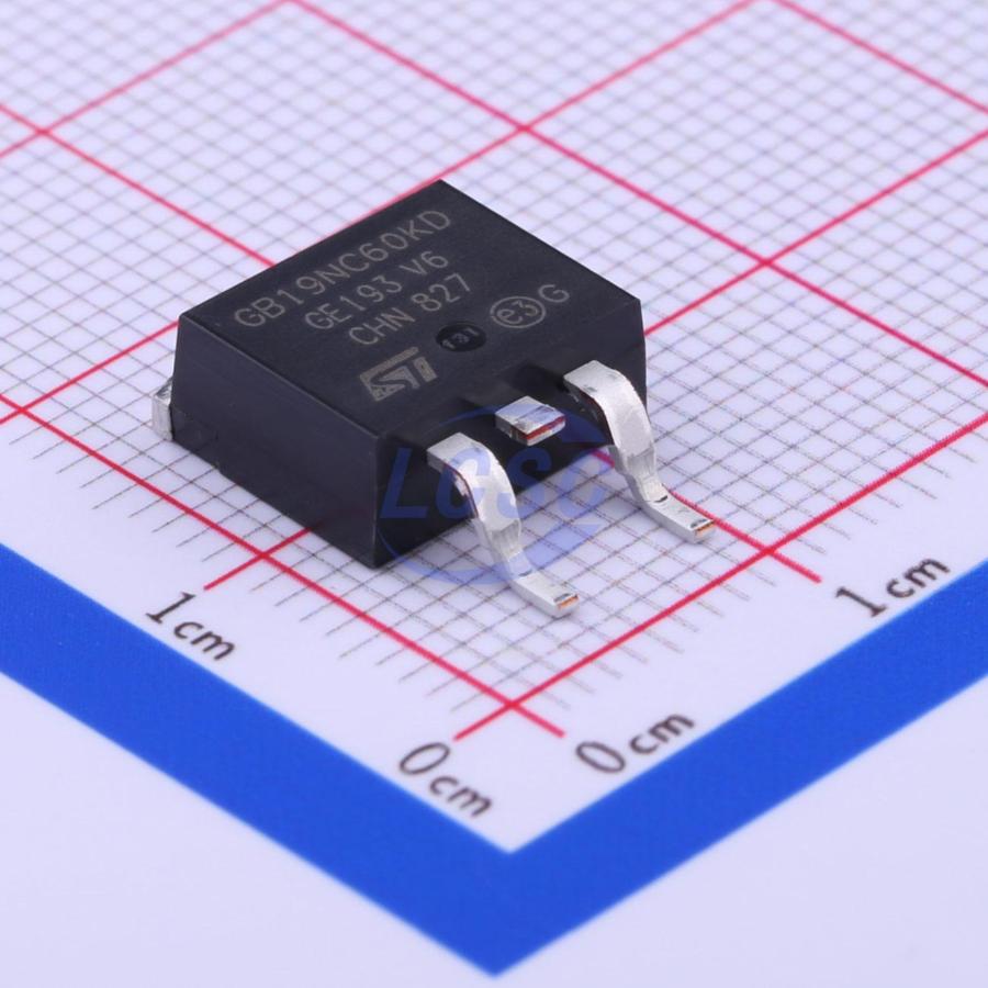 Фото STGB19NC60KDT4 ST Microelectronics — STGB19NC60KDT4 — Одиночные IGBT транзисторы — ST Microelectronics