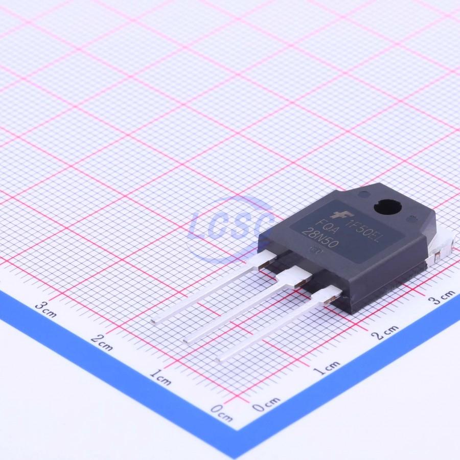 Фото FQA28N50 ON Semiconductor — FQA28N50 — Одиночные MOSFET транзисторы — ON Semiconductor
