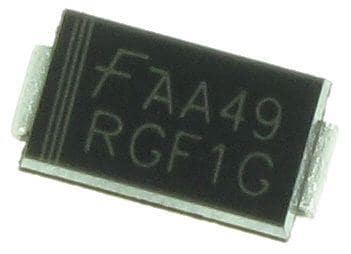 Фото RGF1G ON Semiconductor — RGF1G — Одиночные диоды — ON Semiconductor