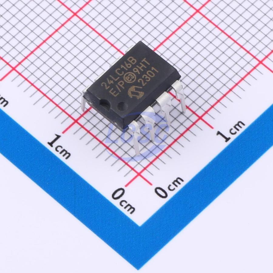 Фото 24LC16B-E/P Microchip Technology Inc. — 24LC16B-E/P — EEPROM память — Microchip Technology Inc.