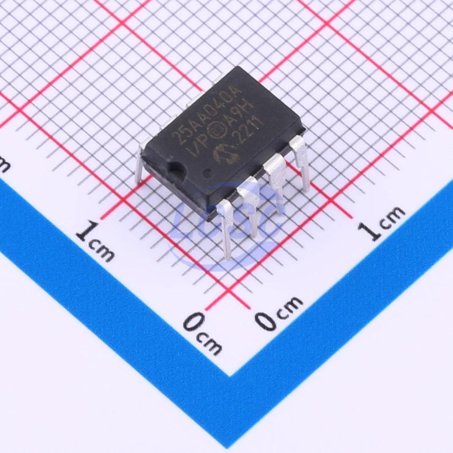 Фото 25AA040A-I/P Microchip Technology Inc. — 25AA040A-I/P — EEPROM память — Microchip Technology Inc.