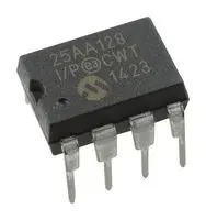 Фото 25AA128-I/P Microchip Technology Inc. — 25AA128-I/P — EEPROM память — Microchip Technology Inc.
