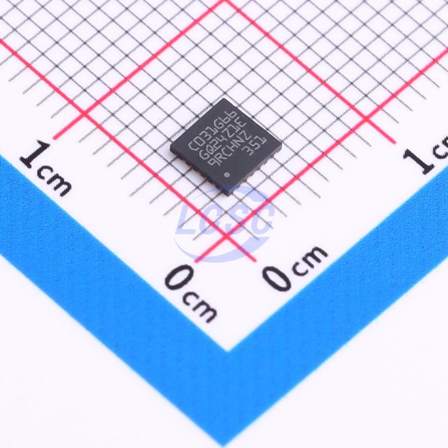 Фото STM32C031G6U6TR ST Microelectronics — STM32C031G6U6TR — Микроконтроллеры STM — ST Microelectronics