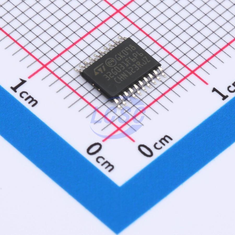 Фото STM32G031F6P6TR ST Microelectronics — STM32G031F6P6TR — Микроконтроллеры STM — ST Microelectronics