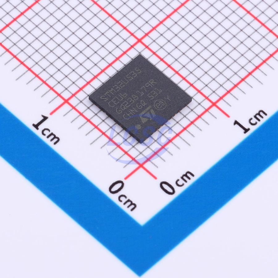 Фото STM32U535CEU6 ST Microelectronics — STM32U535CEU6 — Микроконтроллеры STM — ST Microelectronics