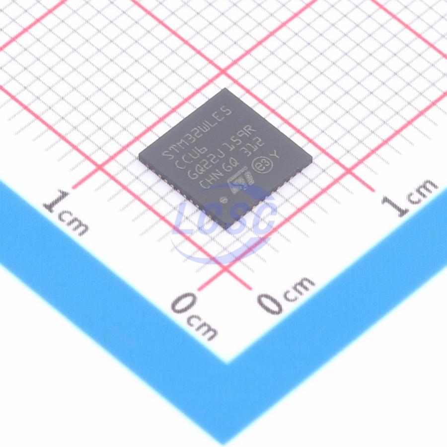 Фото STM32WLE5CCU6TR ST Microelectronics — STM32WLE5CCU6TR — Микроконтроллеры STM — ST Microelectronics