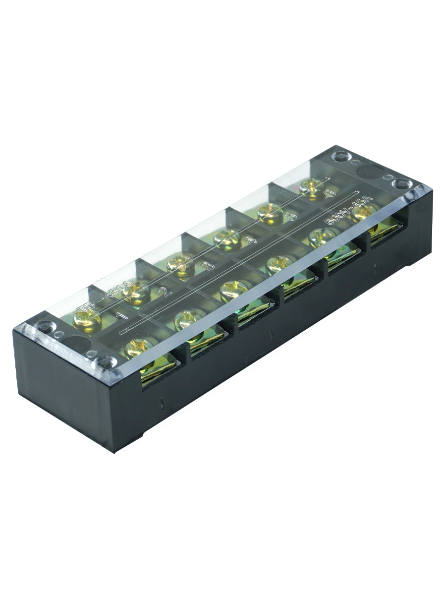 ТВ-4506, 45А, 6 клеммных пар, IP30, блок зажимов  (ЭТ)