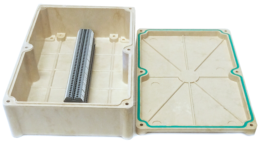 КСП-45/00/45 У2, 45 клемм, IP65 (без каб. вводов), коробка клеммная