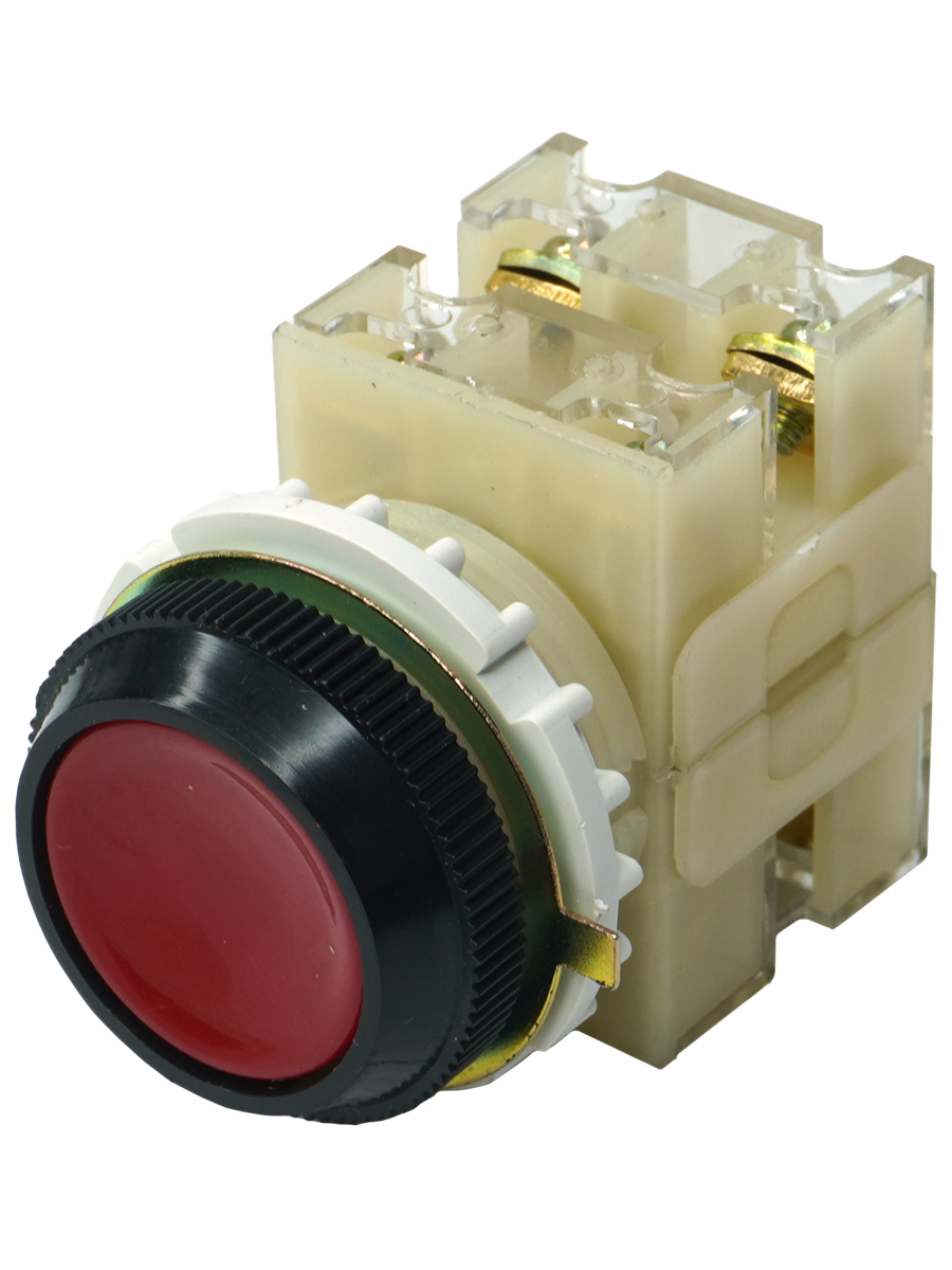 КЕ-012 У3 исп.3, красный, 2з+2р, цилиндр, IP40, 10А, 660В, выключатель кнопочный  (ЭТ)