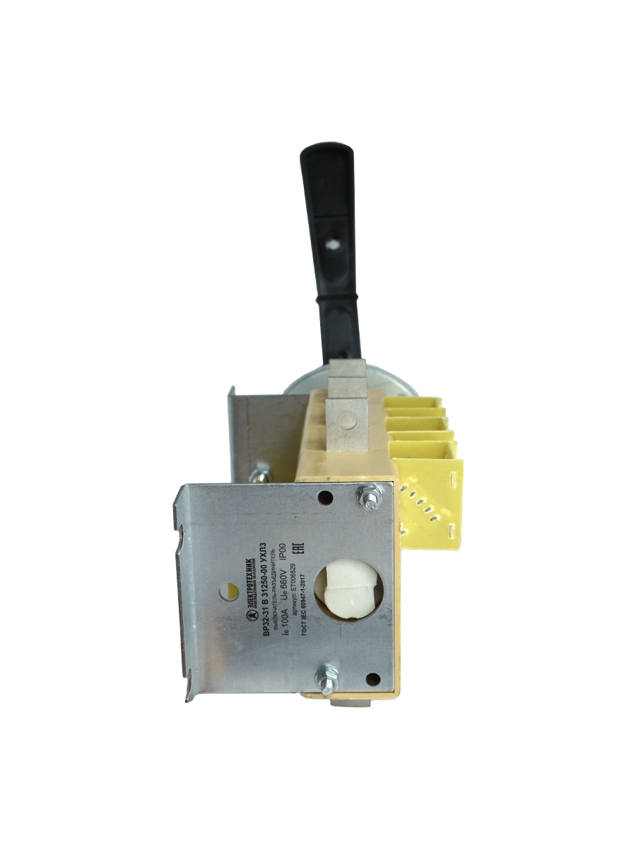 ВР32-35 В 31250-32 УХЛ3, 250А, съёмная боковая смещённая рукоятка, 3-х полюсный на одно направление, с дугогасительными камерами, IP32, выключатель-разъединитель  (ЭТ)