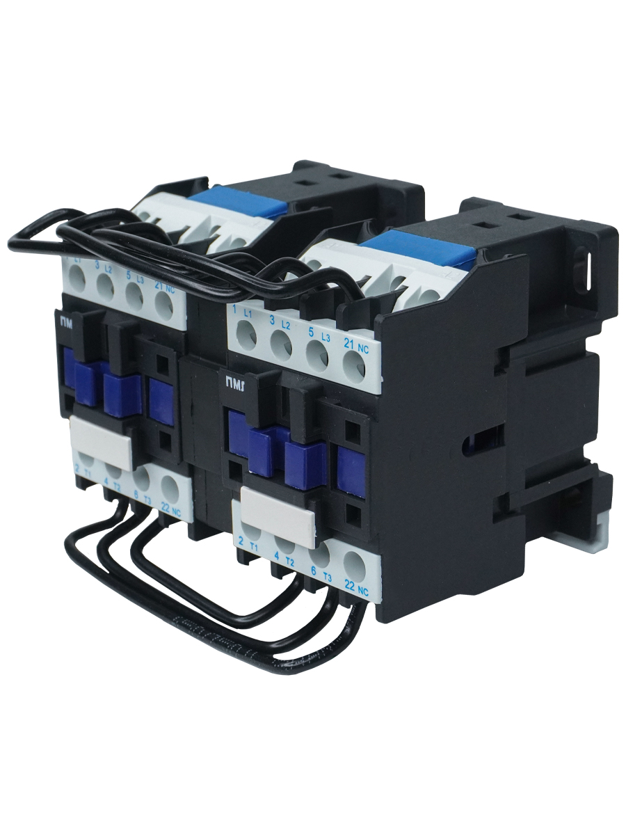 ПМЛ-1561М УХЛ4 Б, 220В/50Гц, 2р, 10А, реверсивный, без реле, IP20, пускатель электромагнитный  (ЭТ)