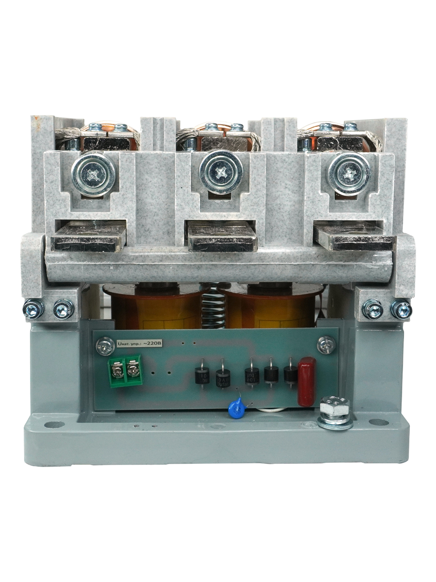 КВТ-1,14-4/400-3 У3, трёхполюсный, 400А, 220В AC/DC, 4з+3р, нереверсивный, без реле, IP00, контактор вакуумный  (ЭТ)