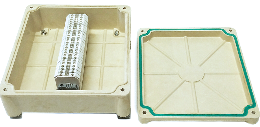КСП-25/00/25 У2, 25 клемм, IP65 (без каб. вводов), коробка клеммная