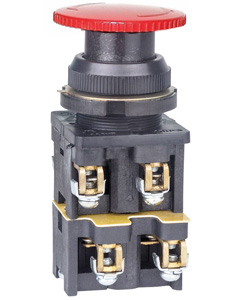 КЕ-022 У3 исп.2, красный, 3з+1р, гриб без фиксации, IP40, 10А, 660В, выключатель кнопочный  (ЭТ)