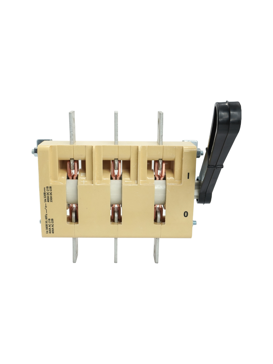 ВР32-37 А 30220-00 УХЛ3, 400А, несъёмная боковая рукоятка, 3-х полюсный на одно направление, IP00, выключатель-разъединитель  (ЭТ)