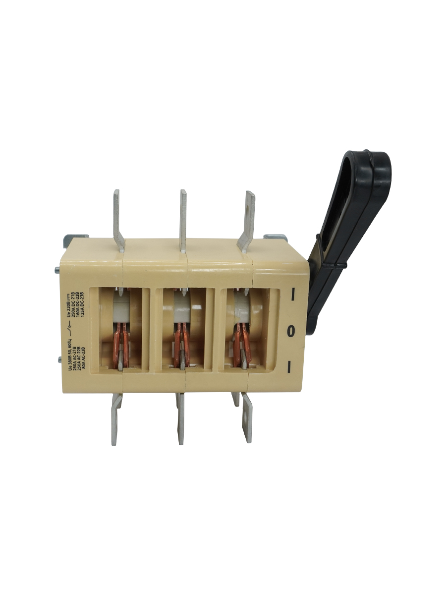 ВР32-35 А 70220-00 УХЛ3, 250А, несъёмная боковая рукоятка, 3-х полюсный на два направления, IP00, выключатель-разъединитель  (ЭТ)