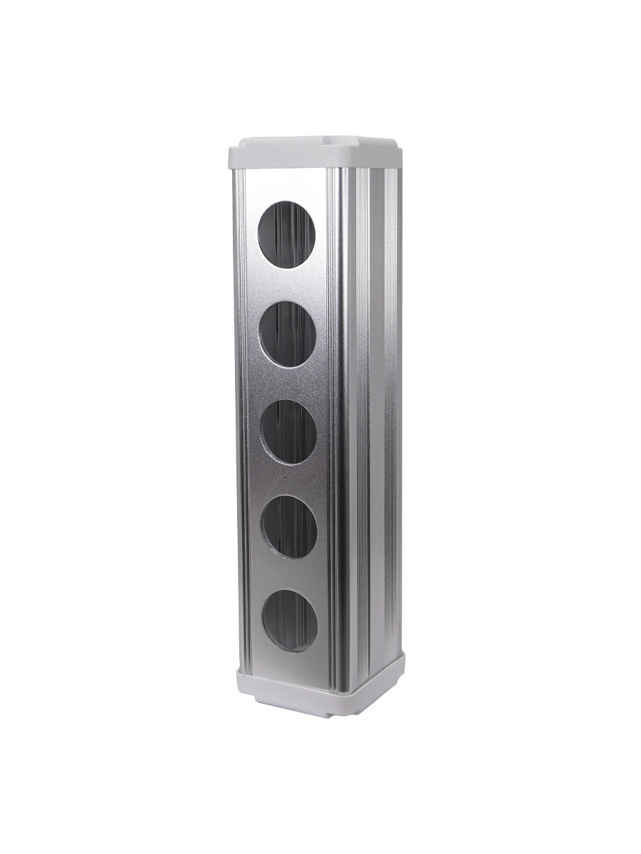 Корпус BXM47-A5/22, пять отверстий Ø 22мм, с сальником, IP65  (ЭТ)
