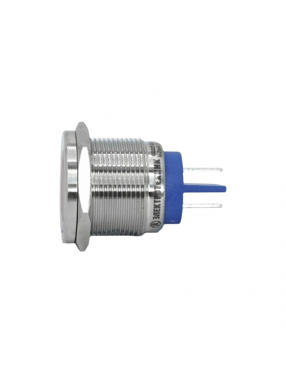 GQ22T-D/L/R/24V/S, красная, металл. корпус, светодиодная матрица d=22мм, 24В AC/DC, IP67, индикаторная лампа  (ЭТ)
